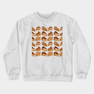 Brown Cake slices Crewneck Sweatshirt